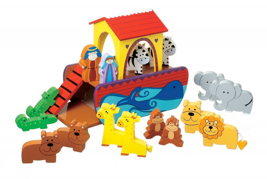 Traditional Wooden Noah's ark
