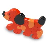 Wooden dog jigswaw puzzle