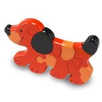 Wooden dog jigswaw puzzle
